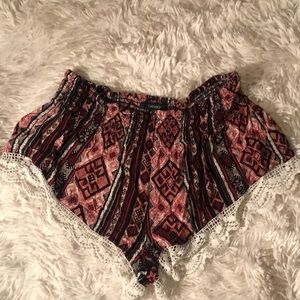 Forever 21 shorts with lace trim
